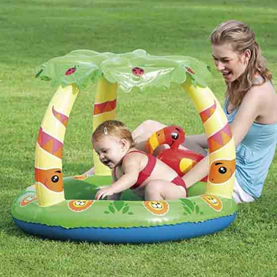 Bestway piscina tonda tema jungle 52179 - dettaglio 2