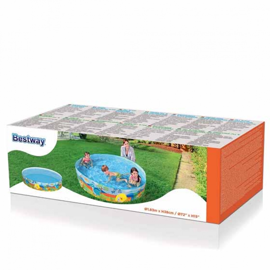 Bestway piscina rigida tonda con dinosauri 55022 - dettaglio 3