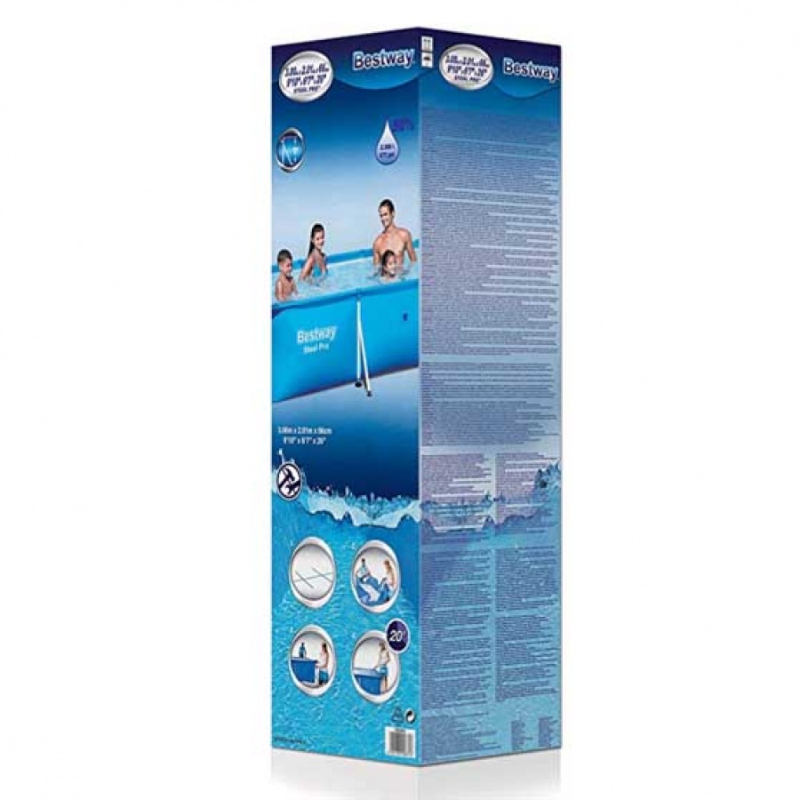 Bestway piscina steel pro rettangolare 56404 - dettaglio 3