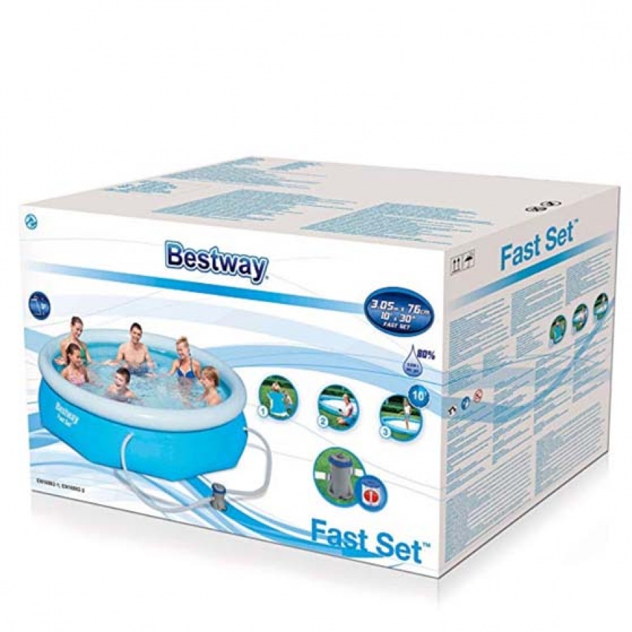Bestway piscina fast tonda con filtro 57270 - dettaglio 5