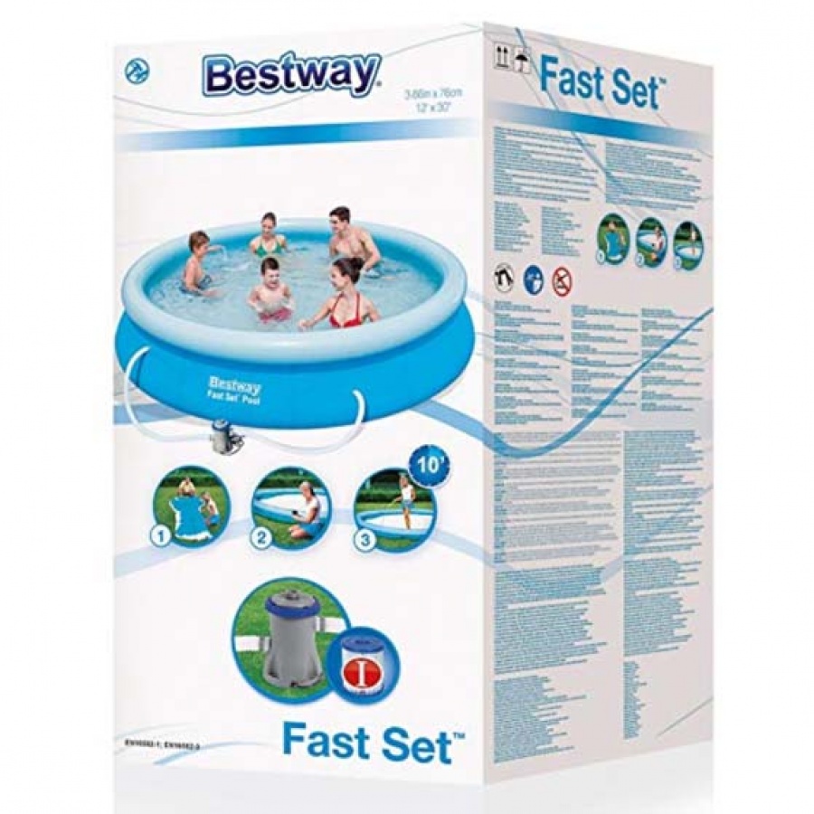 Bestway piscina fast tonda con filtro 57274 - dettaglio 4