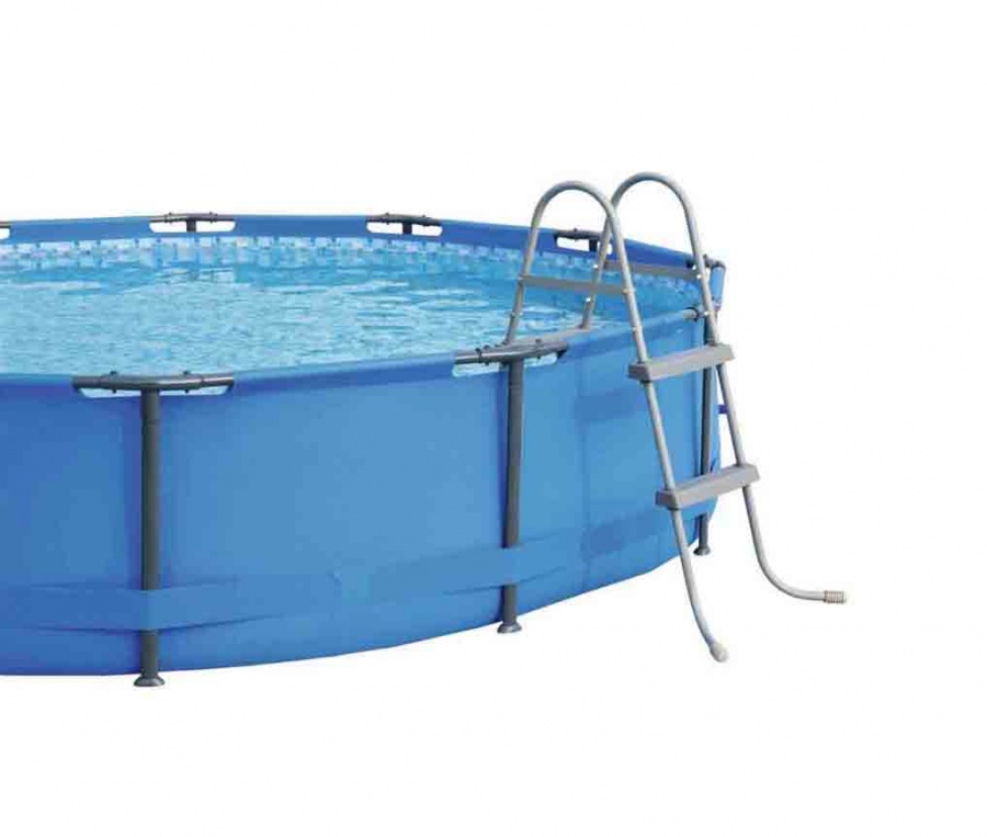 Bestway scaletta per piscina flowclear h 84 cm 58430 - dettaglio 3