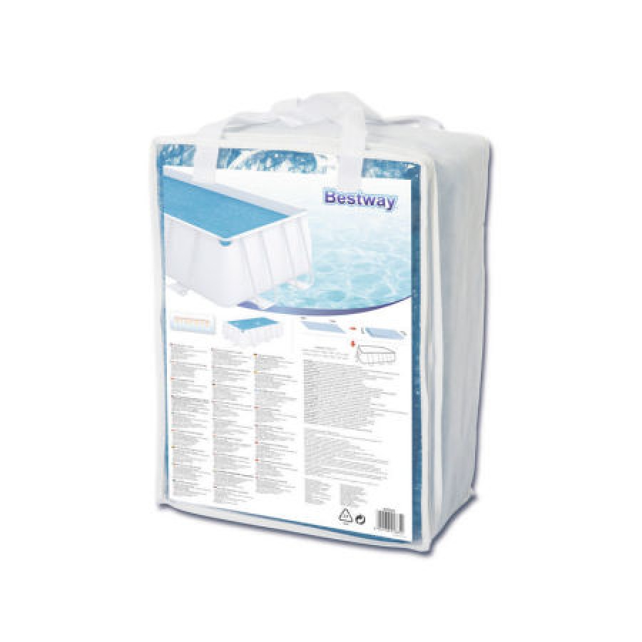 Bestway copertura solare flowclear per piscina con struttura metallica 412 x 201 cm 58240 - dettaglio 3