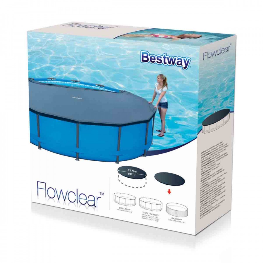 Bestway copertura flowclear per piscina con struttura metallica 366 cm 58037 - dettaglio 2