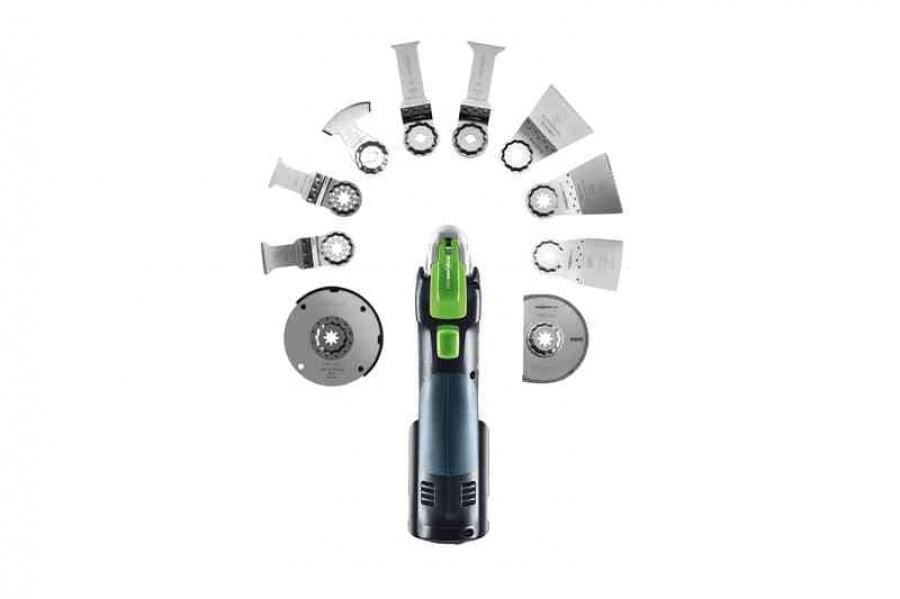 Utensile multifunzione a batteria festool 574851 osc 18 li 3,1 e-set - dettaglio 9