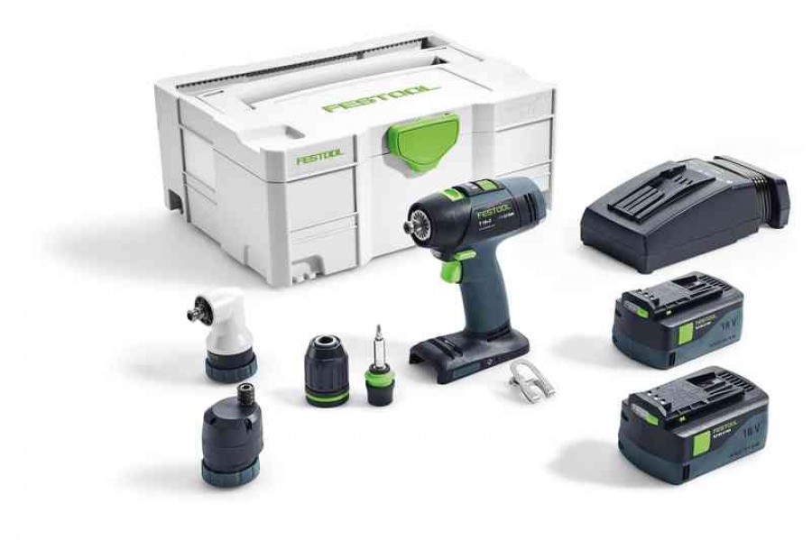 Festool t 18+3 li 5,2-set trapano avvitatore a batteria 575693 - dettaglio 1