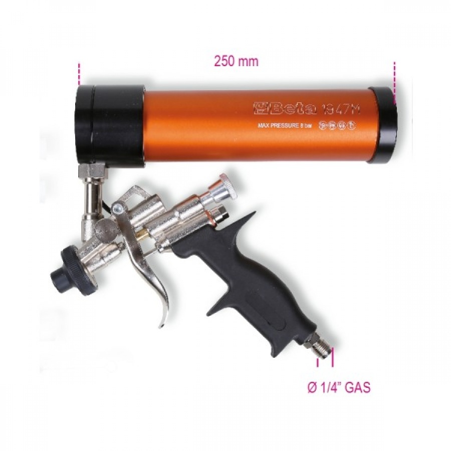Pistola per ingrassaggio pneumatica ad aria Beta 1947G
