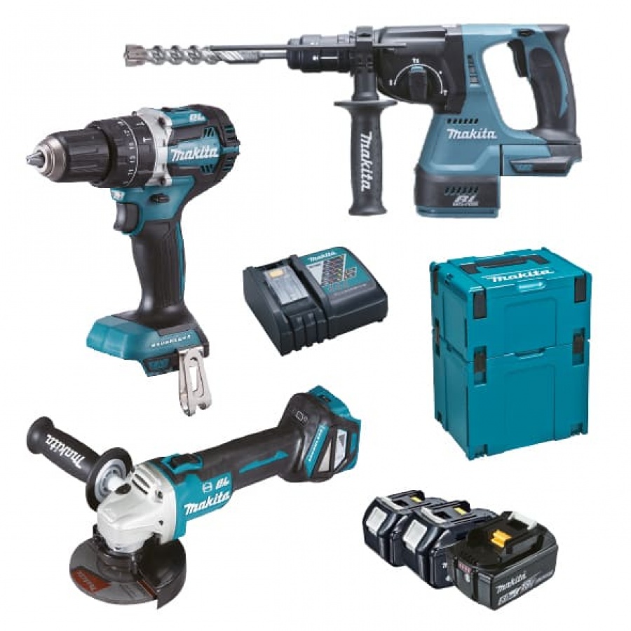 Makita DLX3119TJ Set elettroutensili Brushless 18 v - dettaglio 1