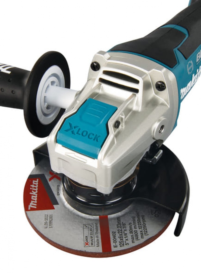 Makita DGA519ZJ Smerigliatrice angolare XLock Brushless 18v senza batterie - dettaglio 4