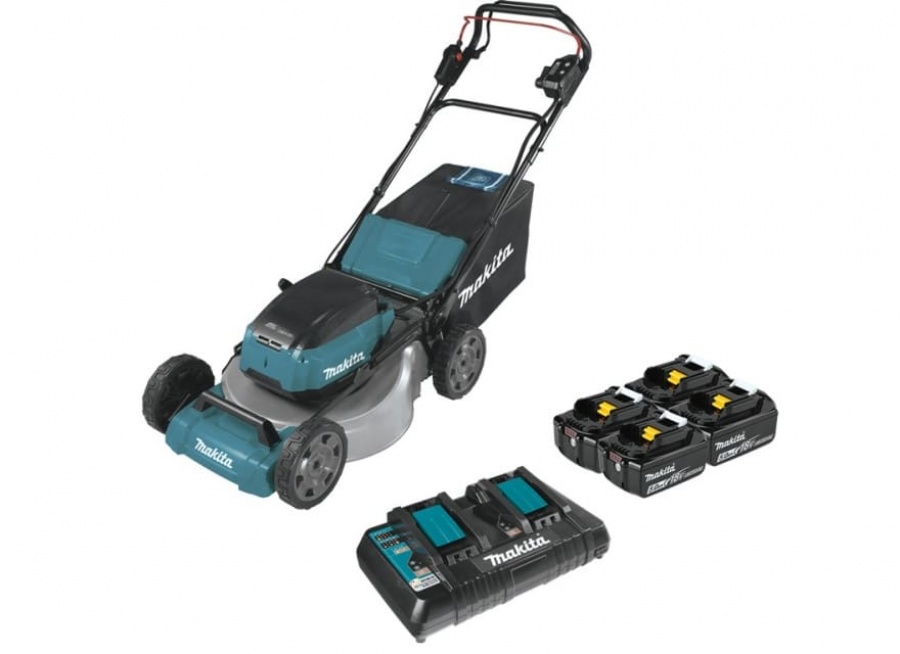 Makita DLM530PT4 Tagliaerba a spinta mulching Brushless a batteria 36v