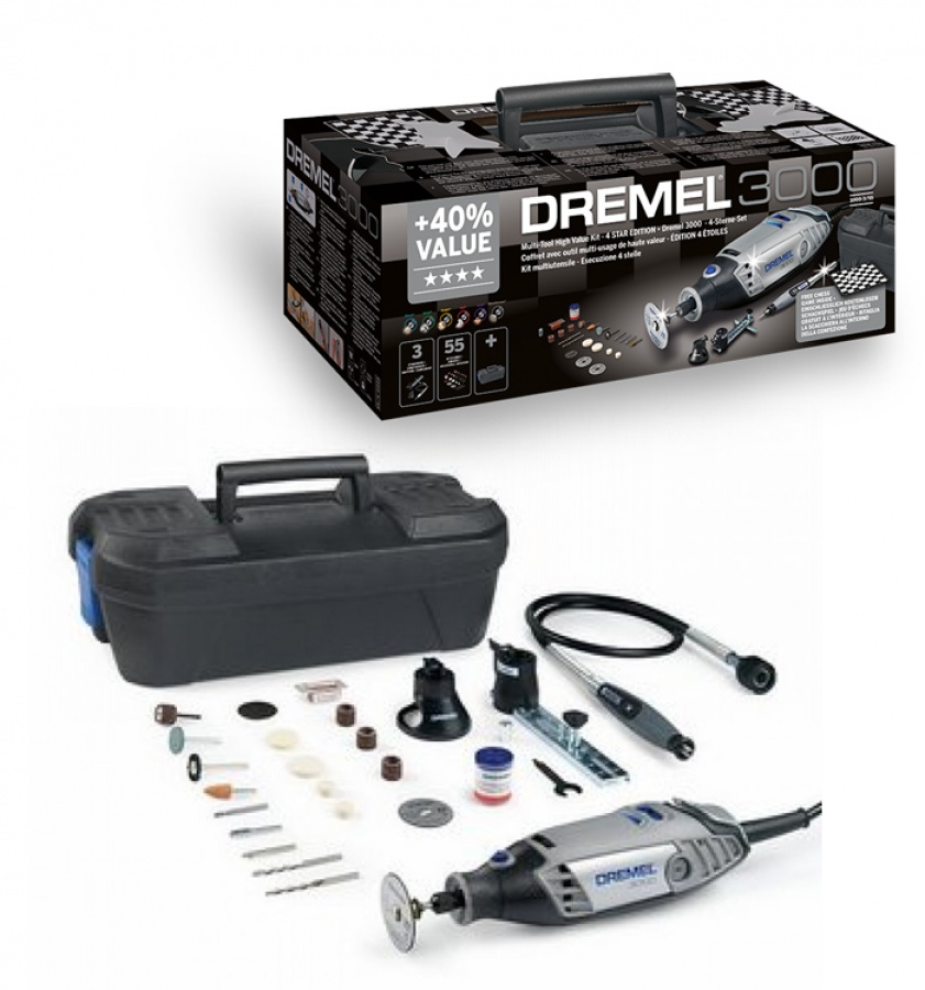 Utensile multifunzione Dremel 3000-3/55 Kit - F0133000MK