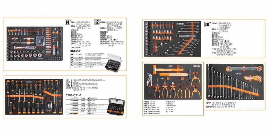 Beta 2400E/VU Cassettiera con assortimento 309 utensili - Dettaglio 8