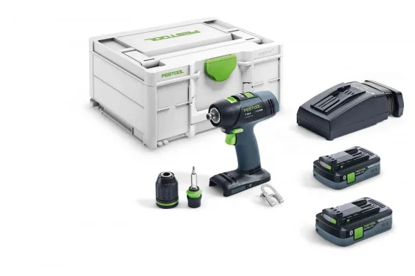 Festool T 18+3 HPC 4,0 I-Plus Trapano avvitatore a batteria  - Dettaglio 1