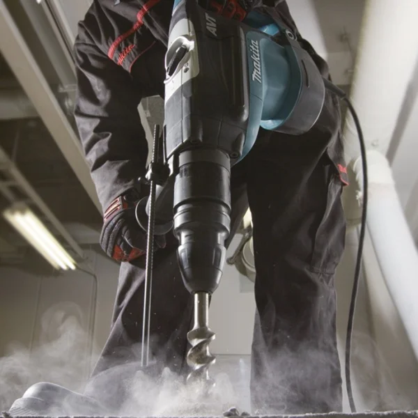Martello Rotativo Makita 1500W SDS Max - 52mm Per Calcestruzzo, Con Tecnologia AVT - Foto 9