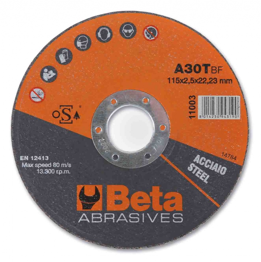 Beta 11003-a30t disco abrasivo da taglio per acciaio 110030102 - dettaglio 1