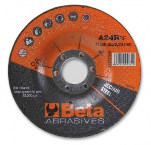 Beta 11011h-a24r disco abrasivo rigido da sbavo per acciaio 110110615 - dettaglio 1