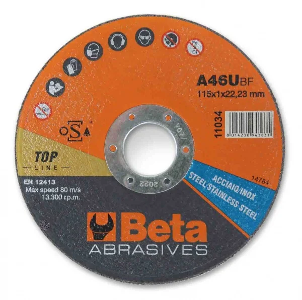 Beta 11035 disco abrasivo da taglio per acciaio e inox 110350062 - dettaglio 1