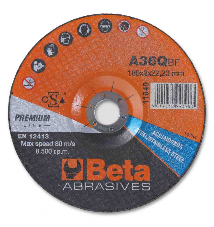 Beta 11040 disco abrasivo da taglio per acciaio e inox 110400018 - dettaglio 1