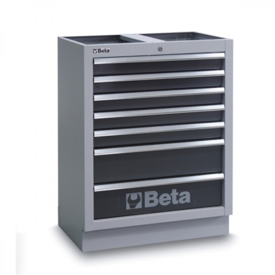 Modulo fisso con 2 antine BETA C45MA per banco arredo officina C45 