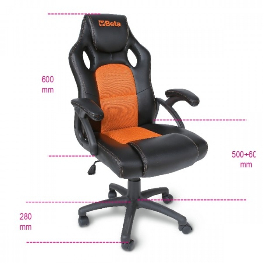 Beta 9563G Poltrona da ufficio con braccioli - dettaglio 1