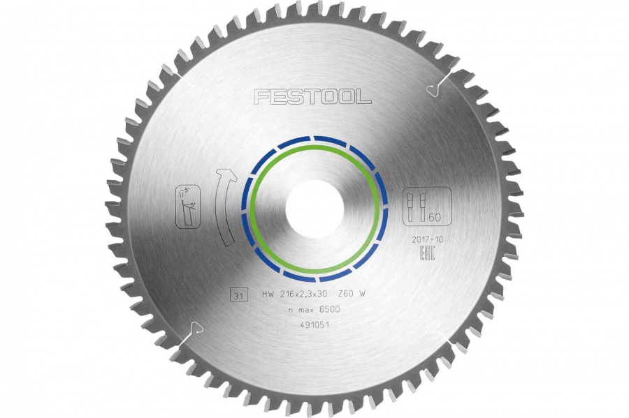 Festool hw 216x2,3x30 w60 lama standard semistazionarie 491051 - dettaglio 2