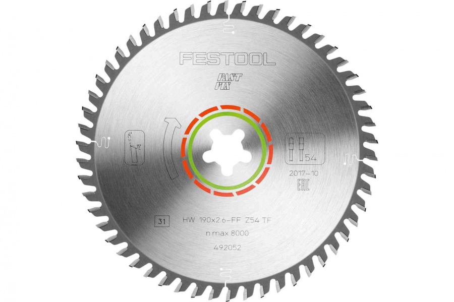 Festool hw 190x2,6 ff tf54 lama speciale semistazionario 492052 - dettaglio 2