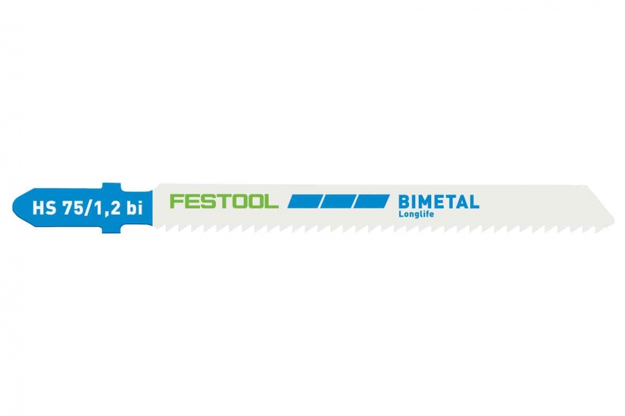 Festool hs 75/1,2 bi/5 lame metal steel per seghetto alternativo pz 5 204270 - dettaglio 1