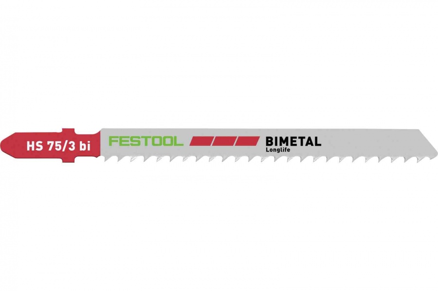 Festool hs 75/3 bi/5 lame plastics solid per seghetto alternativo pz 5 204336 - dettaglio 1