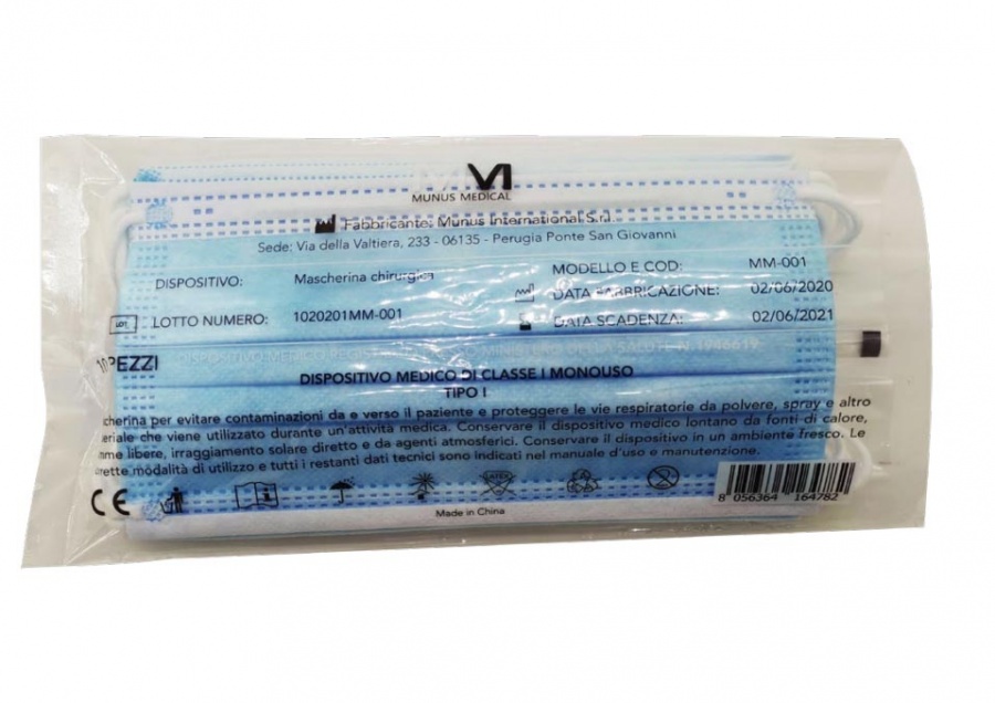 Munus Medical  Mascherine mediche monouso 50 pz.