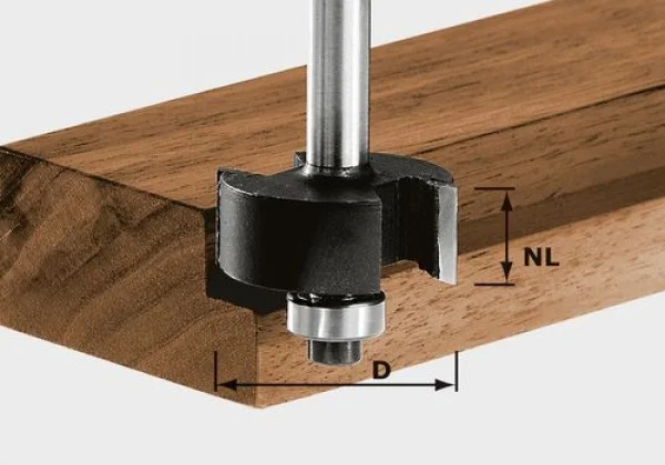 Festool hw s8 d31,7/nl12,7 fresa per battente 491022 - dettaglio 1