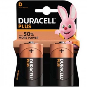 Duracell Torcia D Batterie Alcaline Plus 1.5 V Pz 2 - LR20/MN1300