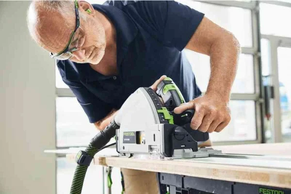 Festool ts 55 febq-plus sega ad affondamento con binario 576703 - dettaglio 3