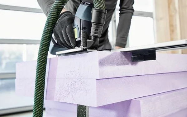 Festool isc 240 hpc 4,0 eb-plus-xl-fs sega a spadino per materiali isolanti a batteria 18v con binario 576572 - dettaglio 8