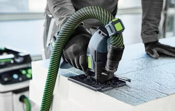 Festool isc 240 hpc 4,0 eb-plus-xl-fs sega a spadino per materiali isolanti a batteria 18v con binario 576572 - dettaglio 9
