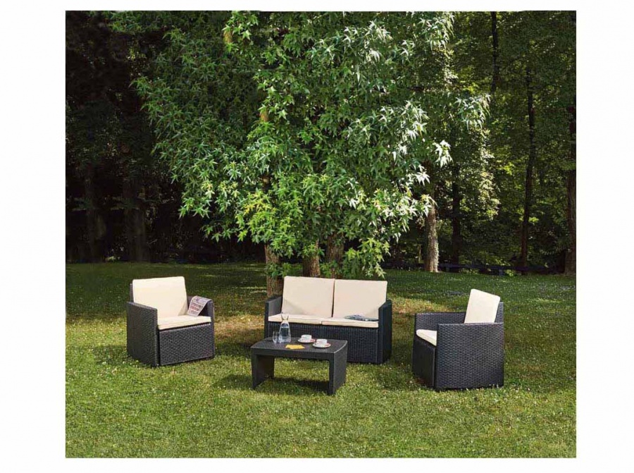 Progarden lipari salottino in rattan con cuscini - dettaglio 2