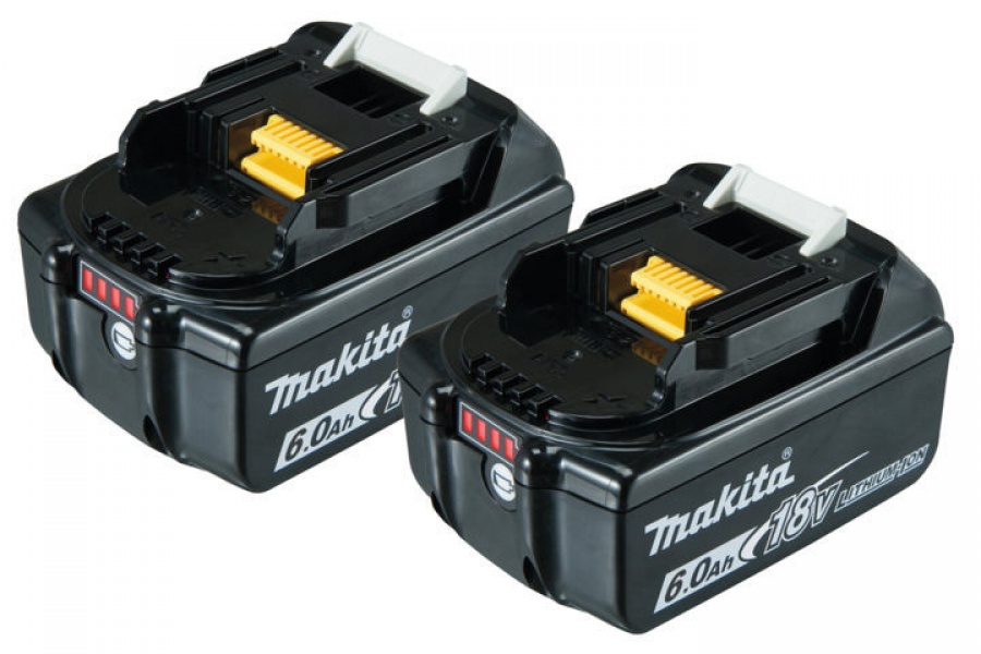 Makita 197428-2 Twinpack batterie 18 V 6,0 Ah - 197428-2