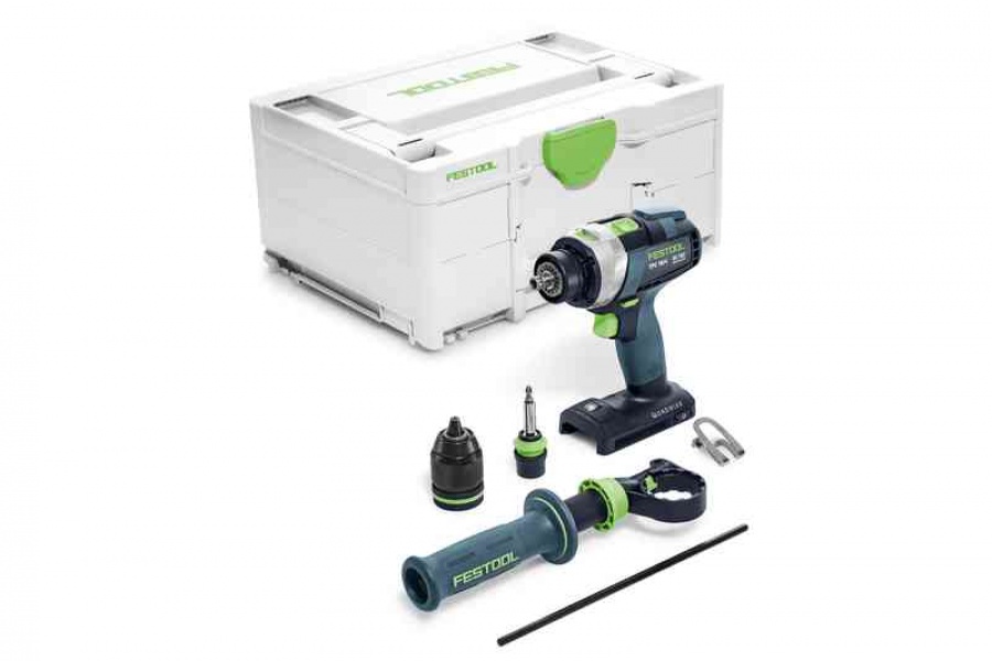 Festool tpc 18/4 i-basic-promo 2021 trapano avvitatore a percussione 18v senza batterie - dettaglio 1