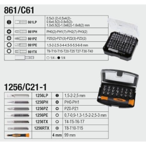 Beta 2056e valigia con assortimento 163 utensili 020560010 020560010 - dettaglio 2