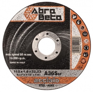 Abra beta cd-a36s confezione dischi da taglio sottili centro depresso universale 000020115 - dettaglio 1