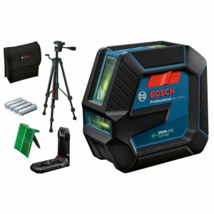 Bosch gll 2-15 g + bt 150 livella laser professionale a linee verdi con treppiede 0601063w01 0601063w01 - dettaglio 1