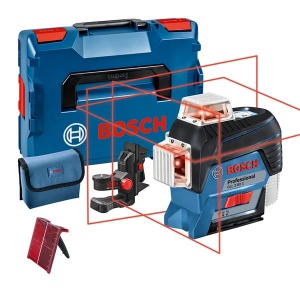 Bosch gll 3-80 c + bm1 livella laser professionale a 3 linee rosse 360° 0601063r03 0601063r03 - dettaglio 1