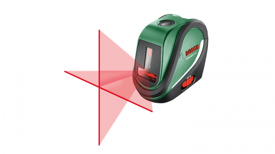 Bosch hobby universallevel 2 set livella laser multifunzione per squadri 2 linee rosse con treppiede 0603663801 603663801 - dettaglio 2