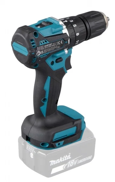 Makita DHP487Z Trapano avvitatore a percussione 18v Brushless senza batterie - dettaglio 6