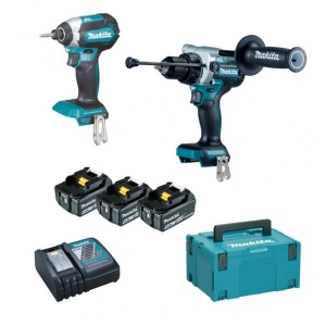 Makita DLX2418TJ Set avvitatori a batteria 18v Brushless a percussione e impulsi 5.0 ah - Dettaglio 1