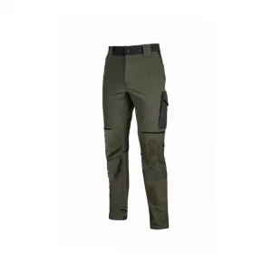 U-power world pantaloni multitasca dark green - dettaglio 1