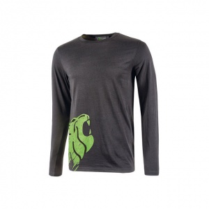 U-power alien t-shirt asphalt grey - dettaglio 1