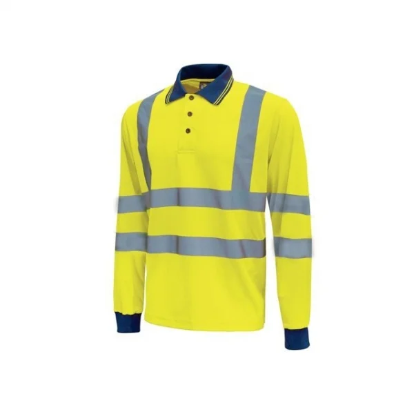 U-power shine polo yellow fluo - dettaglio 1