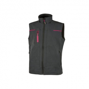 U-power saturn lady gilet grey fucsia - dettaglio 1