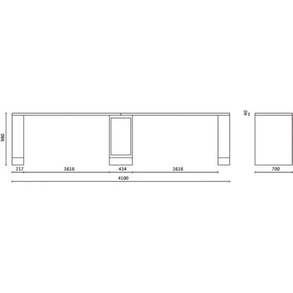 Beta c55pro-bg/d4 banco da lavoro doppio per arredamento officina 055000179 - dettaglio 2