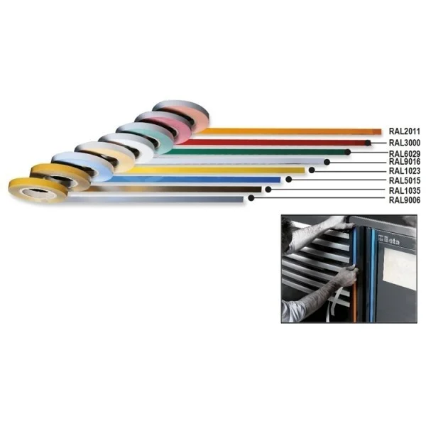 Beta c55str nastro adesivo colorato giallo 1023 055000905 - dettaglio 1